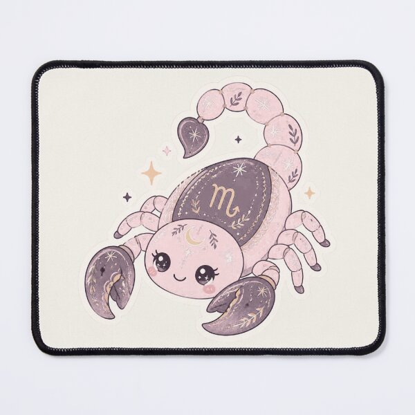 Item preview, Scorpio Scorpion – Cute Pastel Zodiac Creature Sticker designed and sold by Cerys-GS.