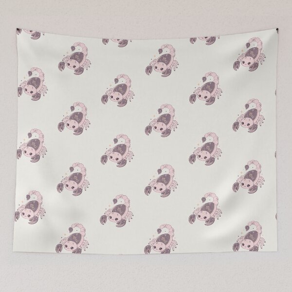 Item preview, Scorpio Scorpion – Cute Pastel Zodiac Creature Sticker designed and sold by Cerys-GS.
