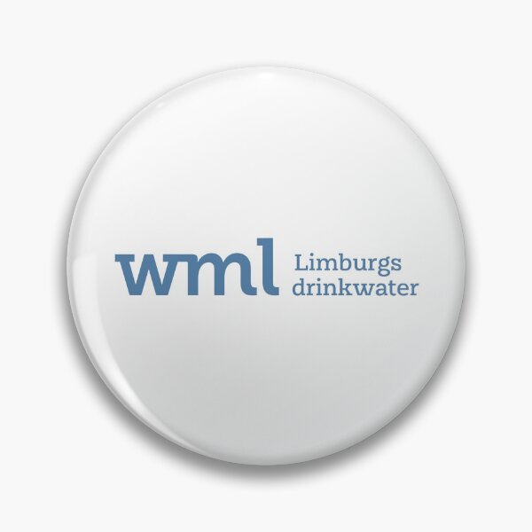 Item preview, WML Limburgs Drinkwater Blue Minimalist Water Utility Corporate Logo designed and sold by qigajar.