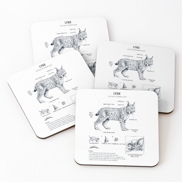 Item preview, Lynx Scientific Anatomy Biology Animal Lover designed and sold by dian-rody-crest.