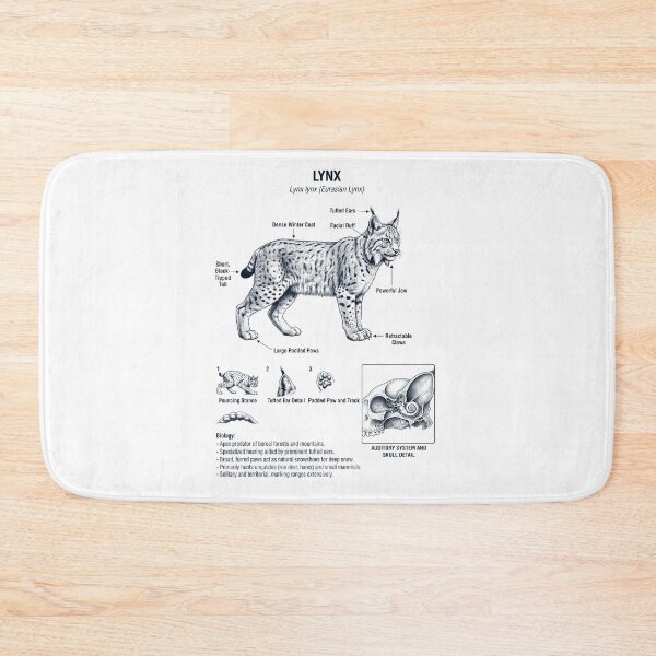 Item preview, Lynx Scientific Anatomy Biology Animal Lover designed and sold by dian-rody-crest.
