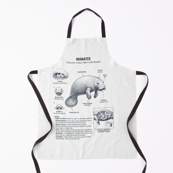 Item preview, Manatee Scientific Anatomy Biology Animal Lover designed and sold by dian-rody-crest.