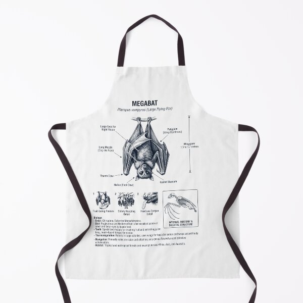 Item preview, Megabats Scientific Anatomy Biology Animal Lover designed and sold by dian-rody-crest.