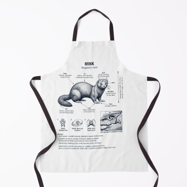 Item preview, Mink Scientific Anatomy Biology Animal Lover designed and sold by dian-rody-crest.