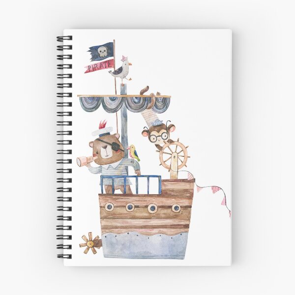 Item preview, Cute Animal Pirates On A Wooden Ship designed and sold by the-myro.
