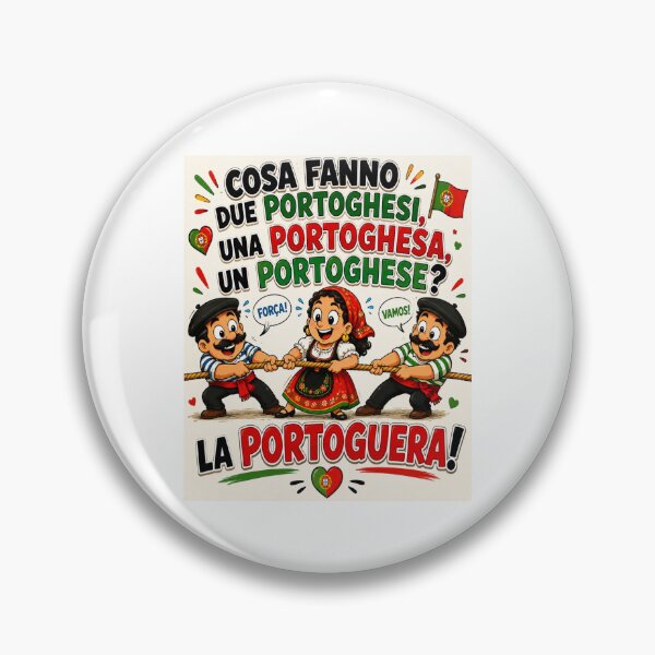 Item preview, Funny Portuguese Tug of War – Cartoon Joke  funny portuguese designed and sold by RipantinaFantasy .