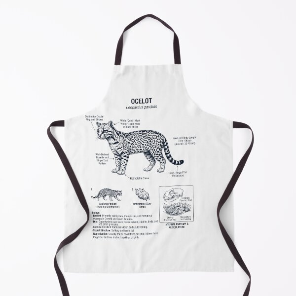 Item preview, Ocelot Scientific Anatomy Biology Animal Lover designed and sold by dian-rody-crest.