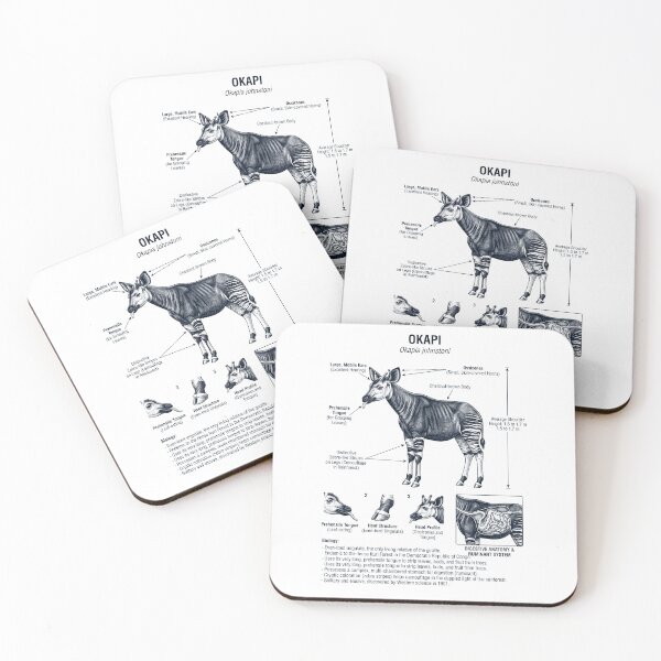 Item preview, Okapi Scientific Anatomy Biology Animal Lover designed and sold by dian-rody-crest.