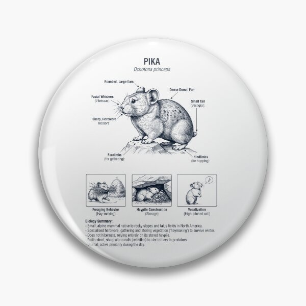 Item preview, Pika Scientific Anatomy Biology Animal Lover designed and sold by dian-rody-crest.