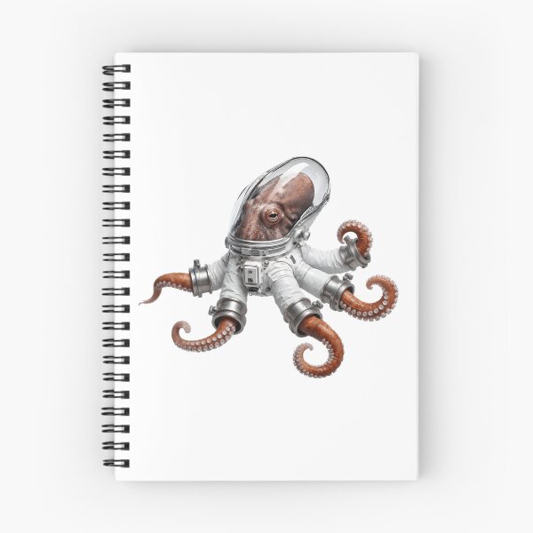 Item preview, Hyper-Realistic Sci-Fi Space Marine Cephalopod Illustration designed and sold by octozap.