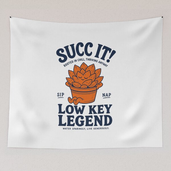 Item preview, Succ It Low Key Legend Organic Succulent lover designed and sold by LuminOrb.