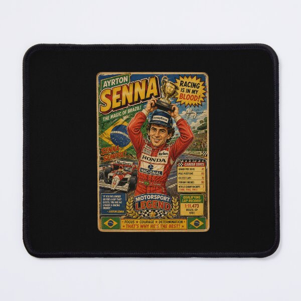 Item preview, Ayrton Senna Trading Card designed and sold by halibutgoatramb.