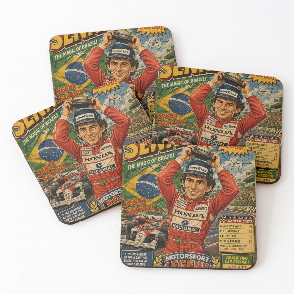 Item preview, Ayrton Senna Trading Card designed and sold by halibutgoatramb.