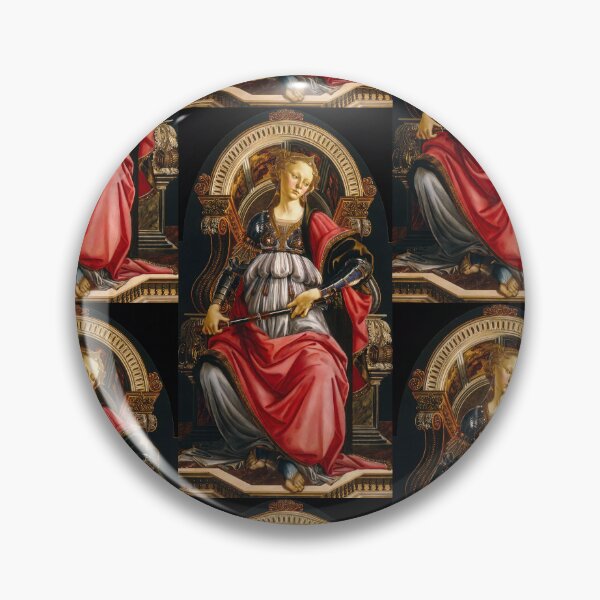 Item preview, Fortitude Enthroned Renaissance Allegory Figure designed and sold by artofuniverse.