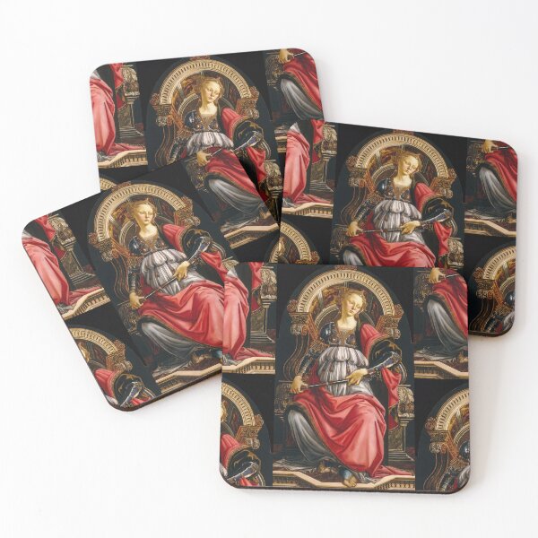 Item preview, Fortitude Enthroned Renaissance Allegory Figure designed and sold by artofuniverse.