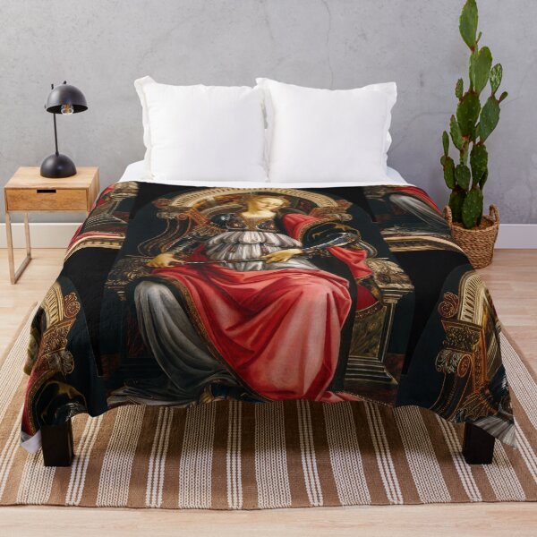 Item preview, Fortitude Enthroned Renaissance Allegory Figure designed and sold by artofuniverse.