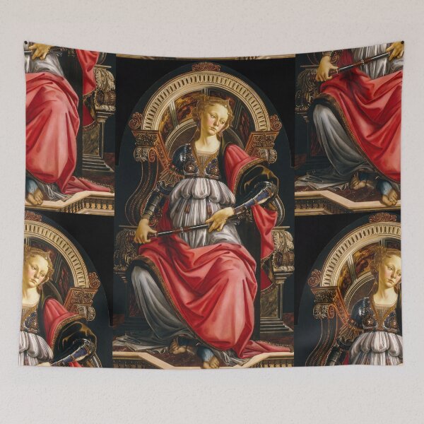 Item preview, Fortitude Enthroned Renaissance Allegory Figure designed and sold by artofuniverse.