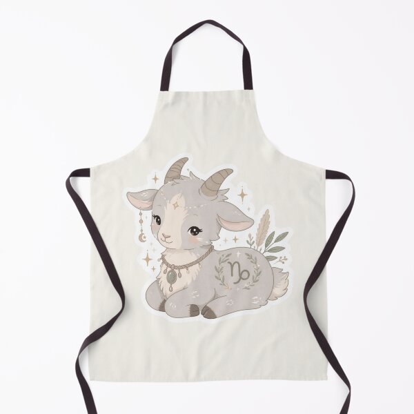 Item preview, Capricorn Goat – Cute Pastel Zodiac Creature Sticker designed and sold by Cerys-GS.