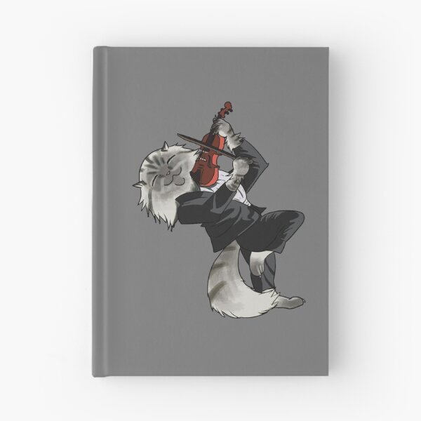 Item preview, Cat Playing Violin designed and sold by FourLeggedArt.