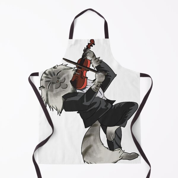 Item preview, Cat Playing Violin designed and sold by FourLeggedArt.