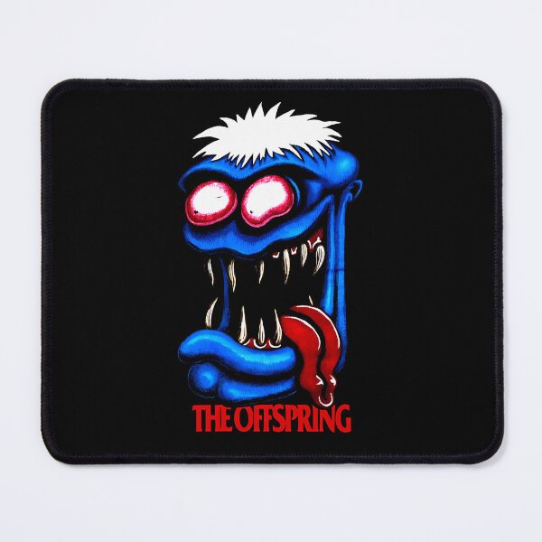 Item preview, Blue Monster Face White Hair Sharp Teeth Red Tongue designed and sold by TshirtsDistrict.