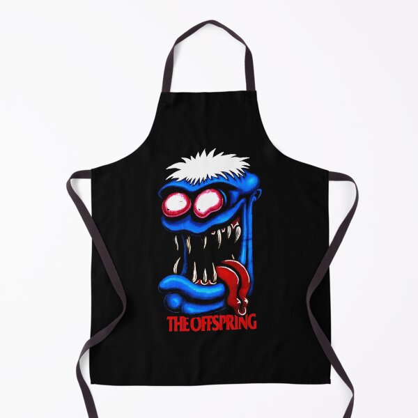 Item preview, Blue Monster Face White Hair Sharp Teeth Red Tongue designed and sold by TshirtsDistrict.