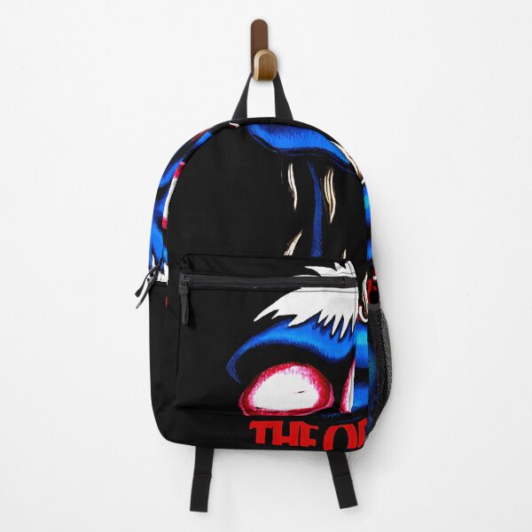 Item preview, Blue Monster Face White Hair Sharp Teeth Red Tongue designed and sold by TshirtsDistrict.
