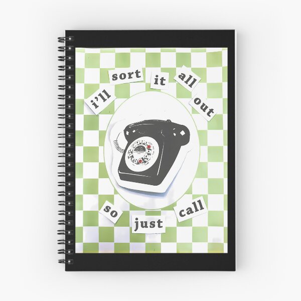 Item preview, Lettering And Black Vintage Rotary Phone designed and sold by megajaspe85.
