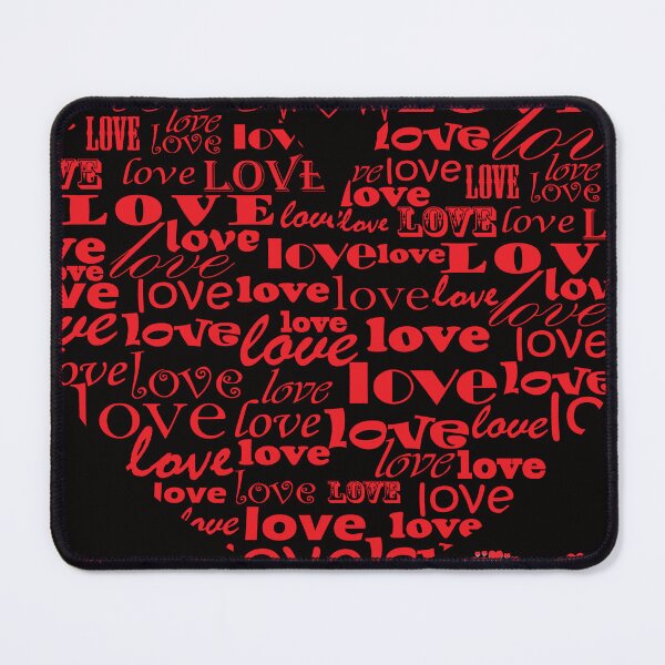 Item preview, Red Love Word Cloud Typography Heart designed and sold by Marcin Dabski.