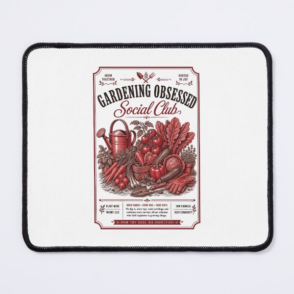 Item preview, Urban Gardening Gardening Obsessed Social Club designed and sold by LuminOrb.