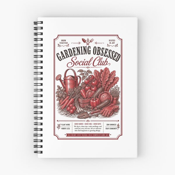 Item preview, Urban Gardening Gardening Obsessed Social Club designed and sold by LuminOrb.