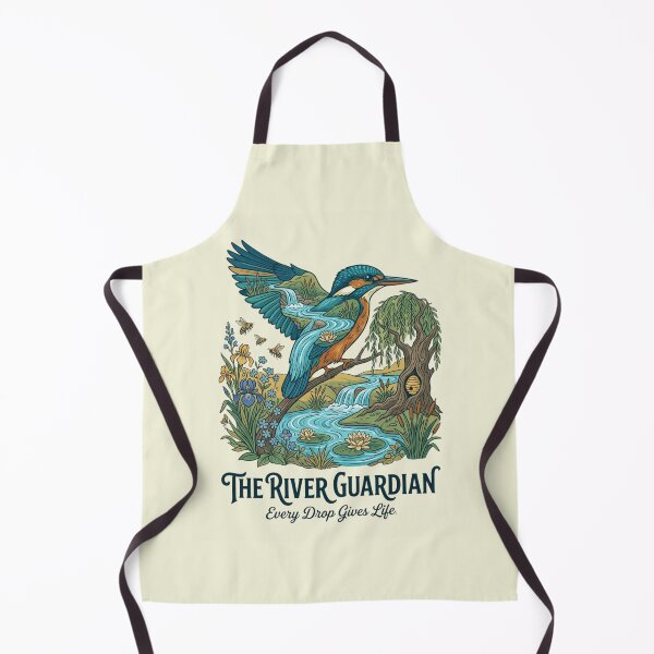 Item preview, The River Guardian Nature Artwork | Premium Wetland Illustration designed and sold by Amr Darwish Graphic designer.