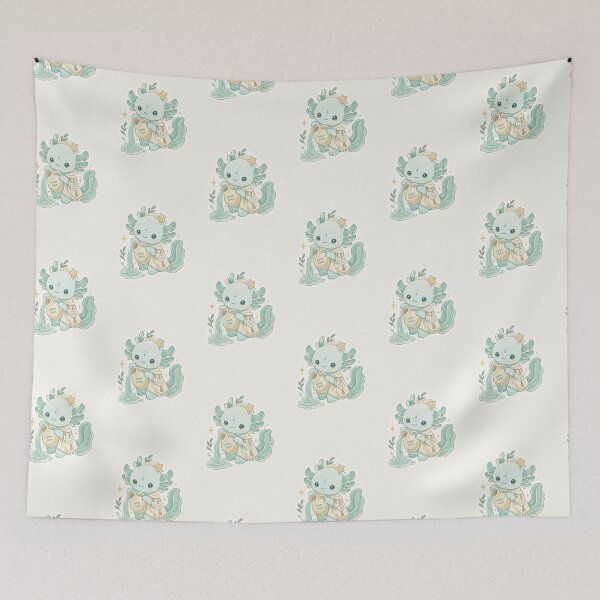 Item preview, Aquarius Water Bearer – Cute Pastel Zodiac Creature Sticker designed and sold by Cerys-GS.