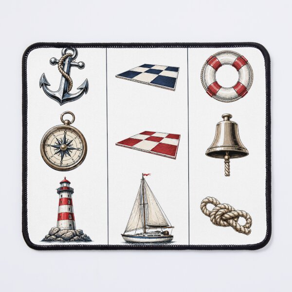 Item preview, Nautical Slot Machine Vintage Icons designed and sold by MWSailingClub.