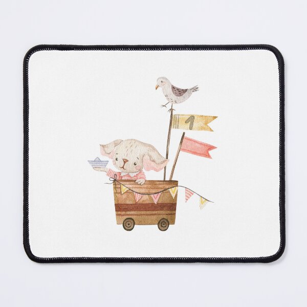 Item preview, Cute Puppy In Wooden Cart With Seagull designed and sold by the-myro.