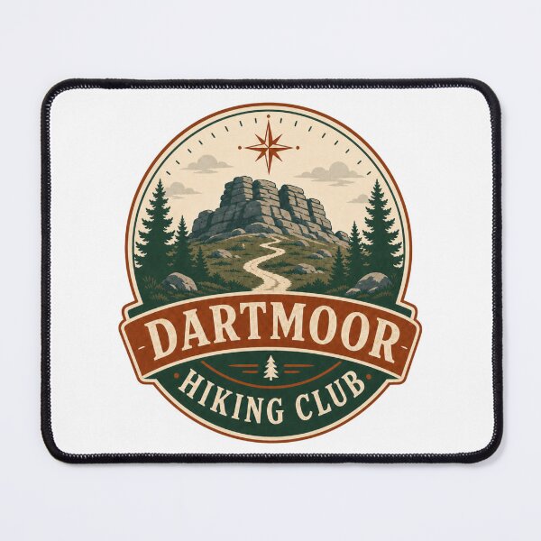 Item preview, Dartmoor Hiking Club – Vintage Outdoor Adventure Badge designed and sold by onlin3boutiqu3.