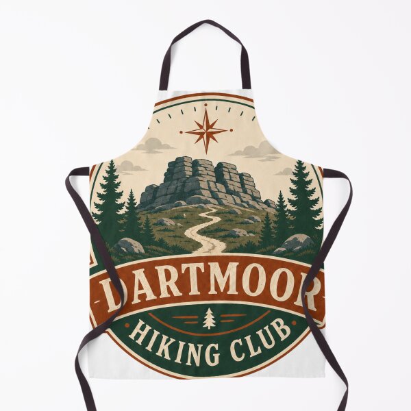 Item preview, Dartmoor Hiking Club – Vintage Outdoor Adventure Badge designed and sold by onlin3boutiqu3.