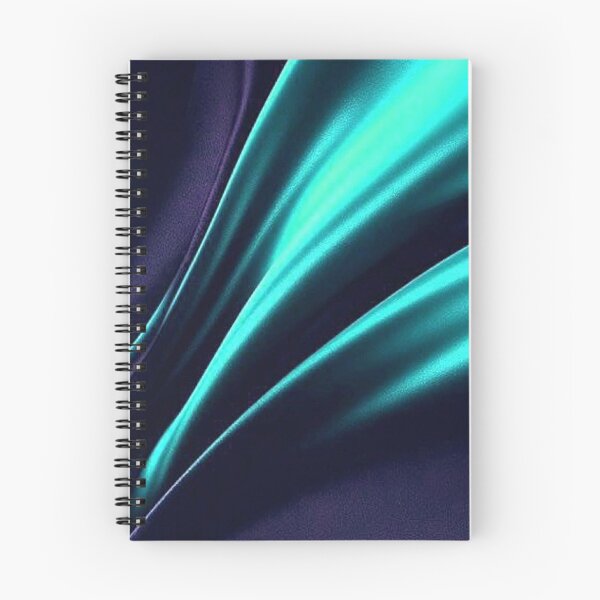 Item preview, Liquid Teal and Dark Purple Silk Waves Luxury Satin Texture Pattern designed and sold by LYAN-STORE.