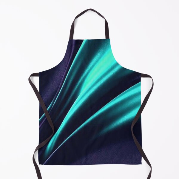 Item preview, Liquid Teal and Dark Purple Silk Waves Luxury Satin Texture Pattern designed and sold by LYAN-STORE.