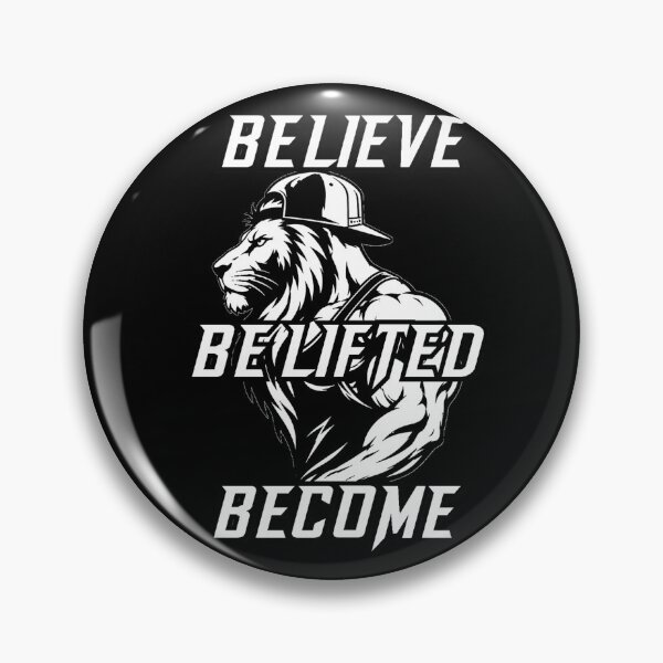 Item preview, Believe Belifted Become Lion Bodybuilder Christian Gym designed and sold by Bezuiden.