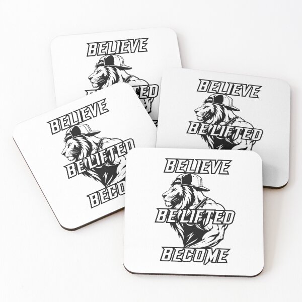 Item preview, Believe Belifted Become Lion Bodybuilder Christian Gym designed and sold by Bezuiden.