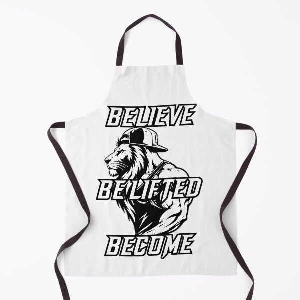 Item preview, Believe Belifted Become Lion Bodybuilder Christian Gym designed and sold by Bezuiden.