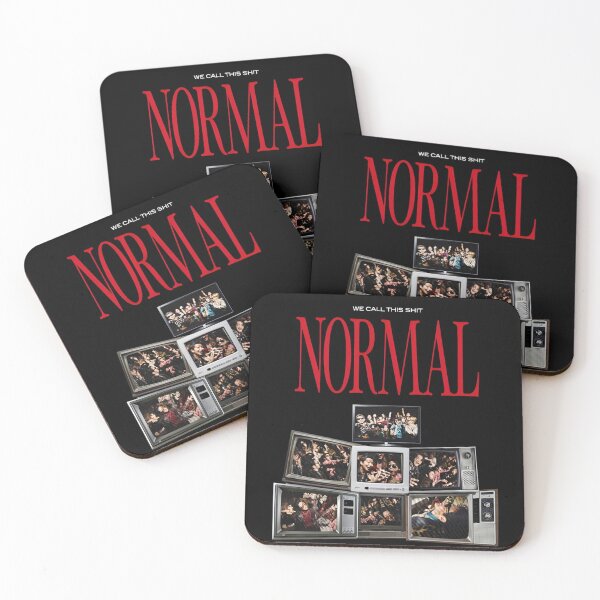 Item preview, BTS We Call This Shit Normal TV Stack Vintage Collage designed and sold by moamaxshop.