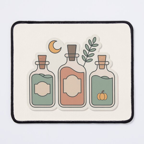 Item preview, Calm Witch Apothecary Bottles Halloween Art designed and sold by TrendMorphic.