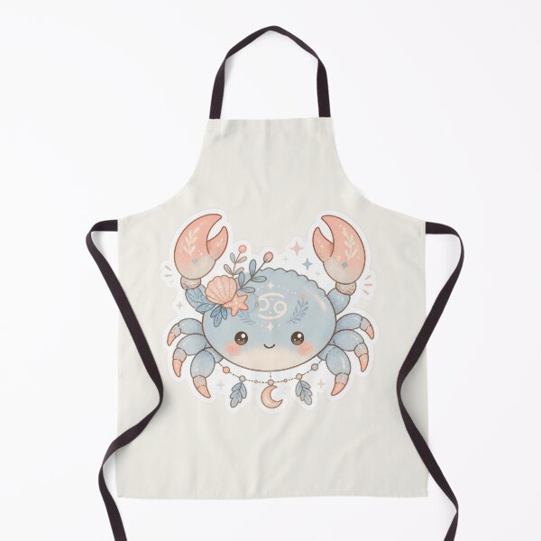 Item preview, Cancer Crab – Cute Pastel Zodiac Creature Sticker designed and sold by Cerys-GS.