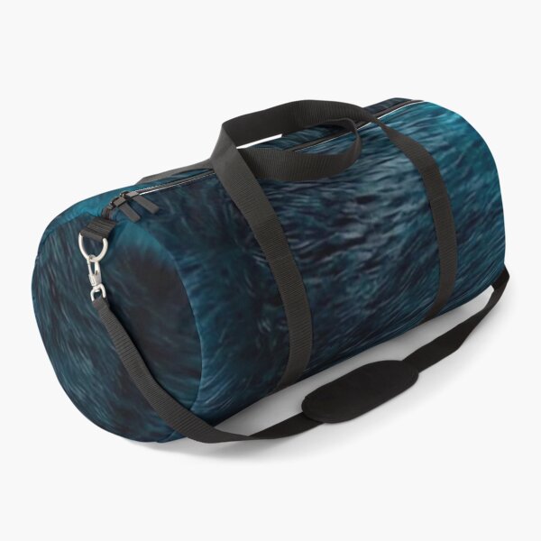 Item preview, Dark Blue Fur Neon Cyan Light Geometric Glowing Fluffy Texture Pattern designed and sold by LYAN-STORE.