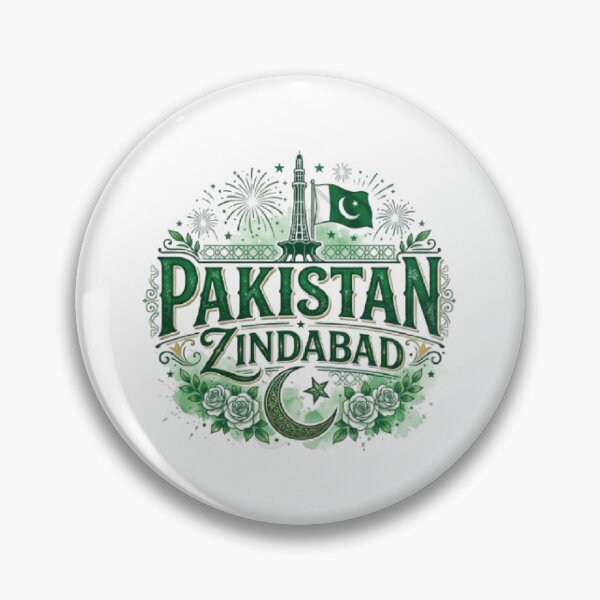 Item preview, Pakistan Zindabad Retro Green Aesthetic Tee | Independence Day 14 August Celebration designed and sold by Faisal  Shah.