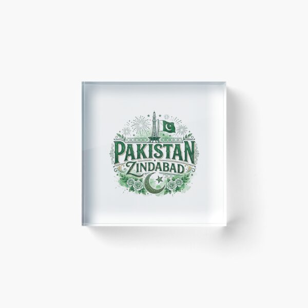 Item preview, Pakistan Zindabad Retro Green Aesthetic Tee | Independence Day 14 August Celebration designed and sold by Faisal  Shah.