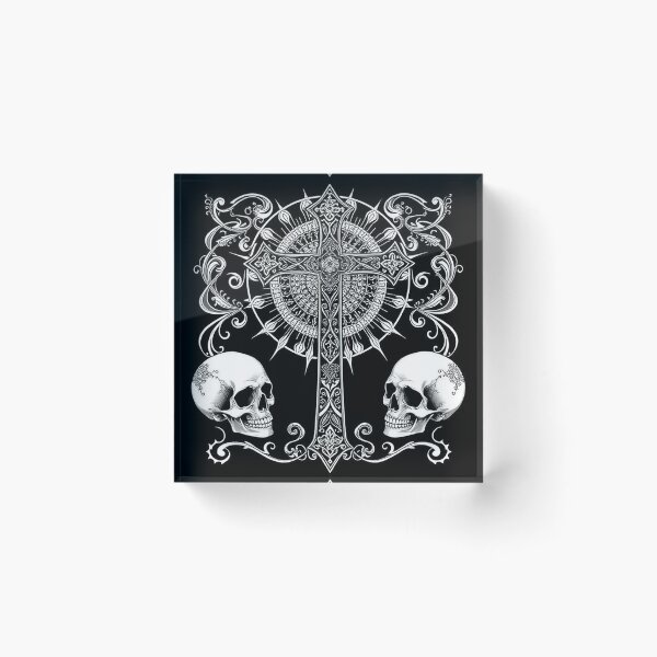 Item preview, Gothic Cross n Skulls designed and sold by TheDarkVault.