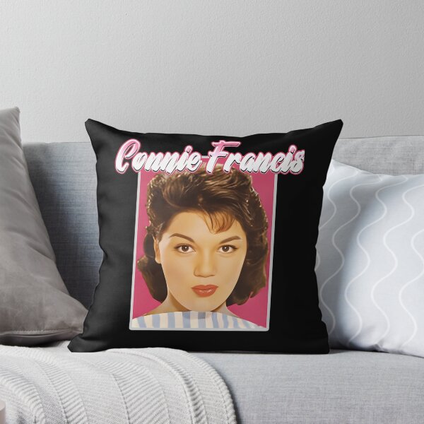 Item preview, Female Portrait Red Background White Blue Striped Top designed and sold by anything4joji.